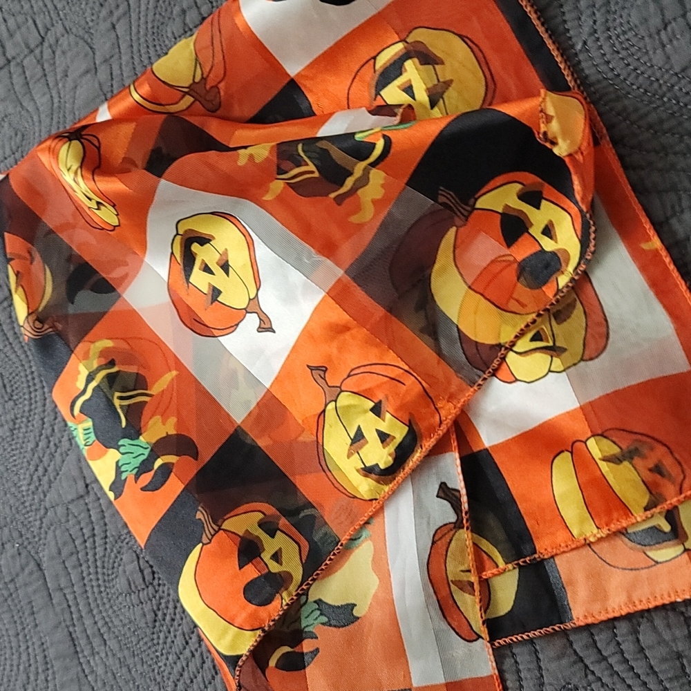 Halloween Scarf - Unique Vintage
